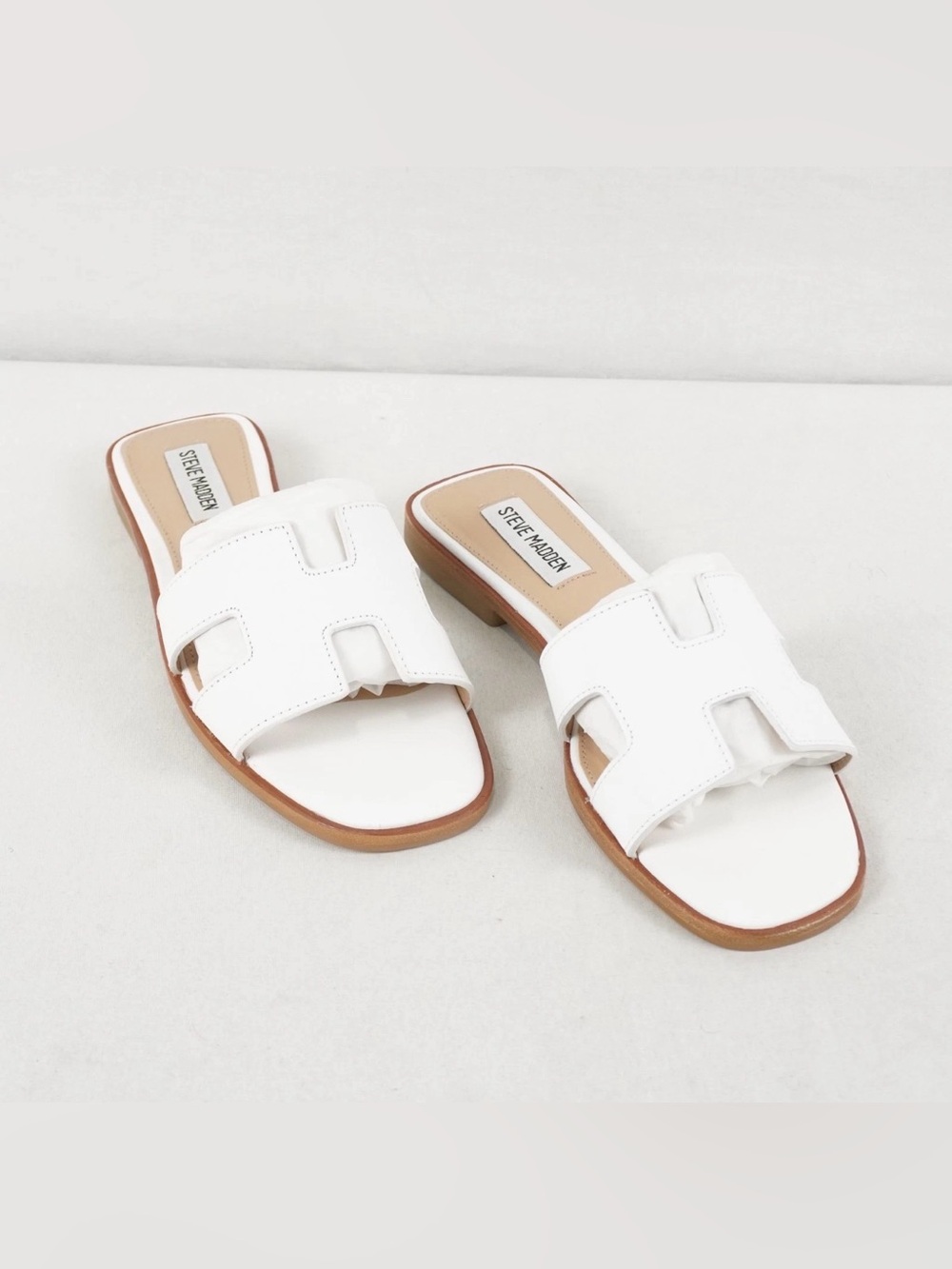 Womens Steve Madden HADYN WHITE LEATHER New in Box size 7 - Picture 6 of 6